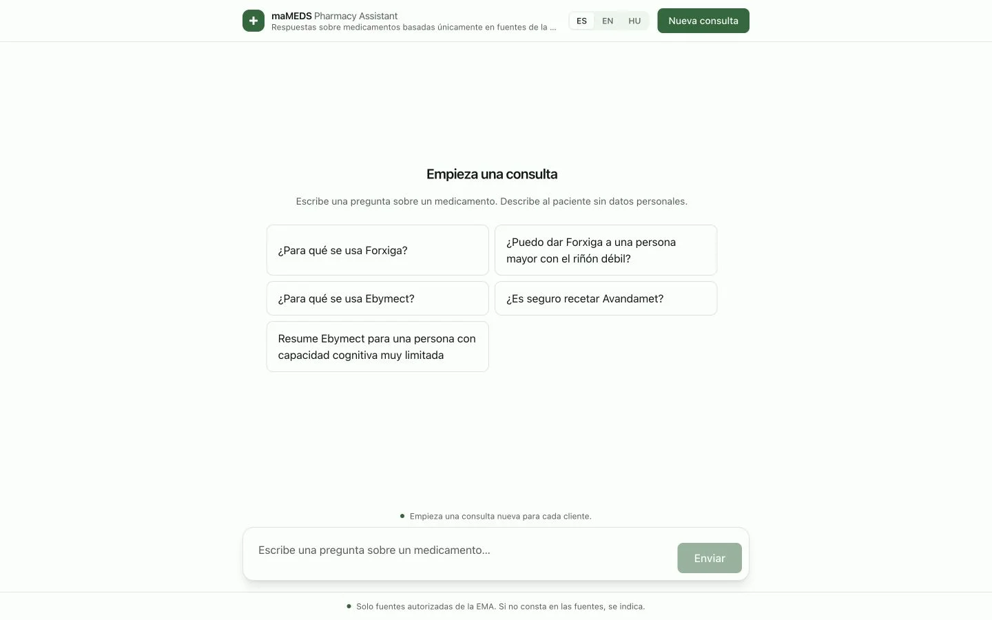 Medication-information assistant for a pharmacy counter